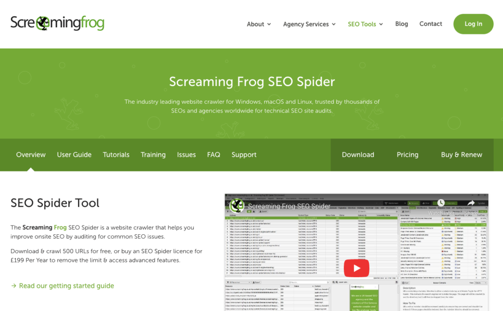 Screaming from home page.