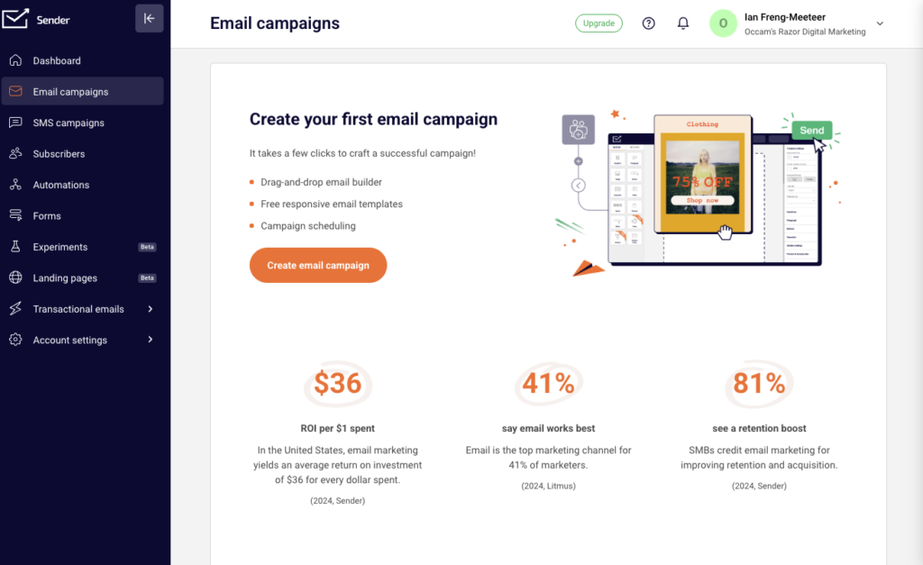 Hotel email marketing software.